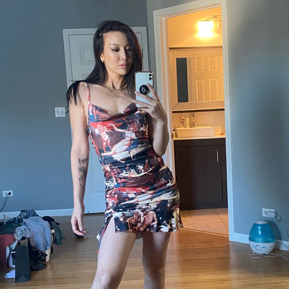 Zaful Renaissance Painting Dress